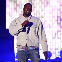 Kanye West ketika tampil di Coachella 2016. (AFP/Bintang.com)