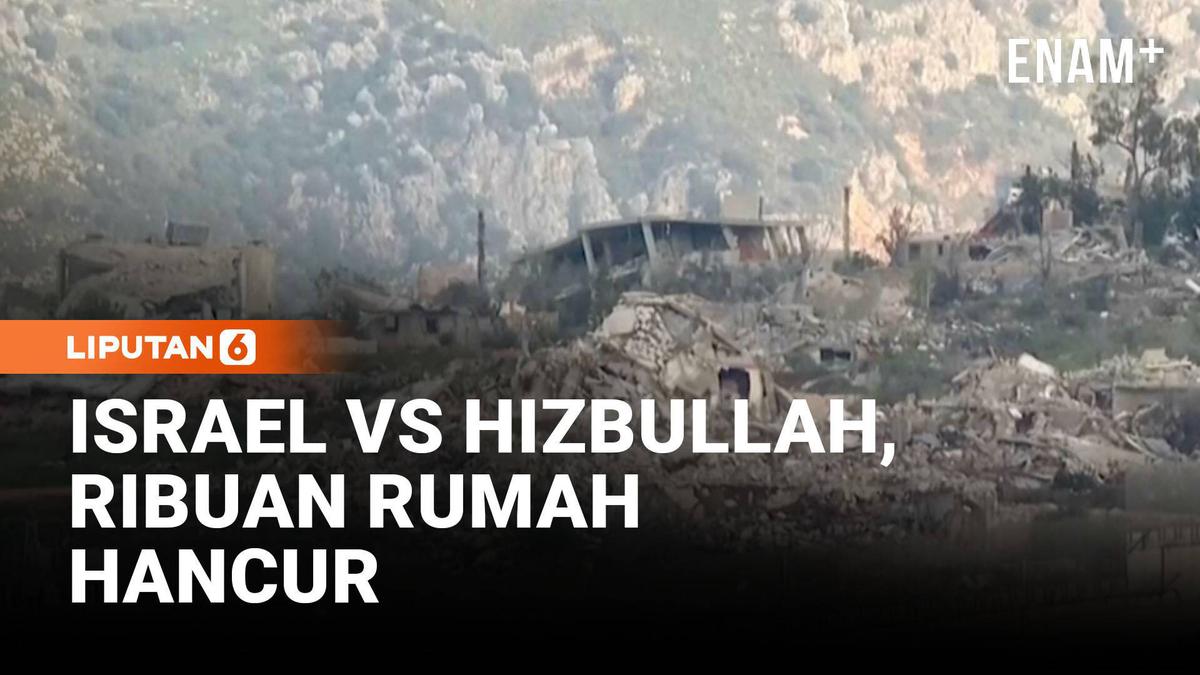 Konflik Israel - Hizbullah, Rumah-Rumah Hancur dan Puluhan Ribu Terpaksa Mengungsi