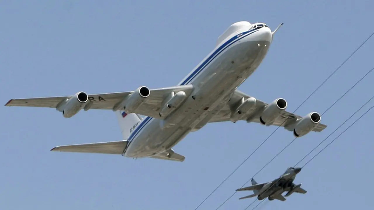 Pesawat Il-80 Rusia yang dijuluki Pesawat Hari Kiamat. (Xinhua)