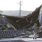 Setidaknya enam orang meninggal dunia akibat gempa besar yang berpusat di Semenanjung Noto di dekat Prefektur Ishikawa, Jepang, menurut kantor berita nasional NHK. (Kyodo News via AP)