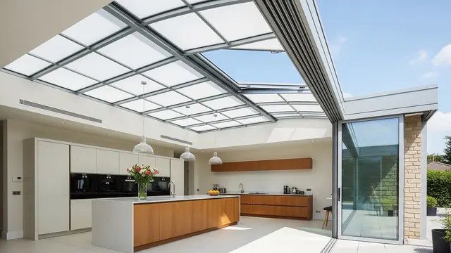 Model Atap Dapur Terbuka Sliding Buka Tutup Modern/Gemini AI