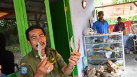 Batu akik Bengkulu kini dapat dimodifikasi menjadi keris.