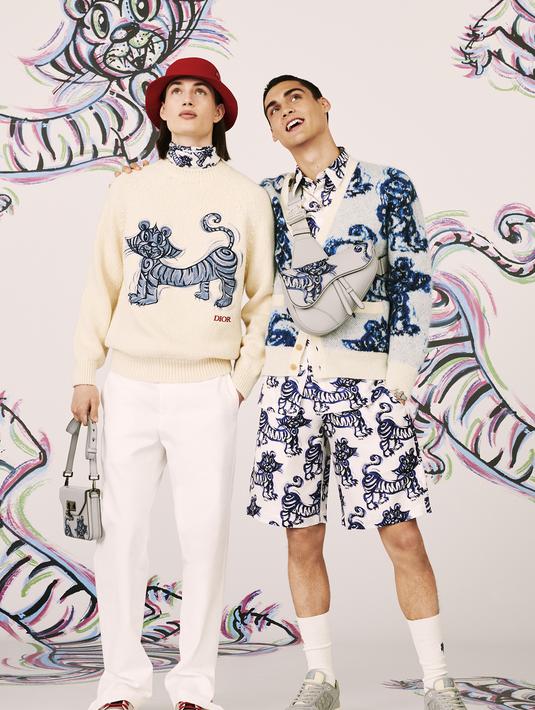 Jelang Imlek 2022, Dior Men's telah menyiapkan deretan outfit dengan nuansa kasual. (Dior)
