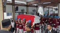 Jenazah Try Sutrisno Tiba di Masjid Sunda Kelapa (Ady Anugrahadi/Liputan6.com)