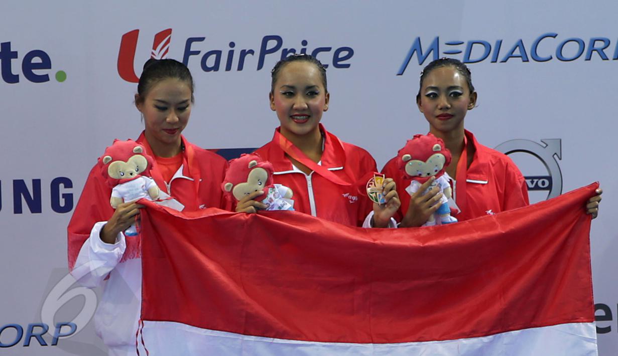 Indonesia Kembali Raih Perunggu dari Renang  Indah Foto 