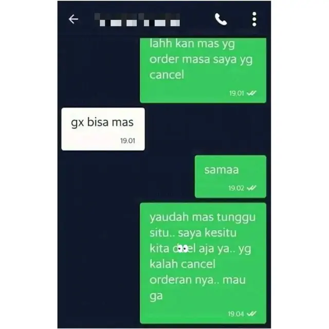 6 Chat Penumpang Batalkan Pesanan Ojek Online Sepihak Ini Bikin Kesal