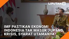 IMF Pastikan Ekonomi Indonesia Tak Masuk Jurang Krisis, Syarat Utamanya?