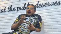 Ismail, Direktur Jenderal Sumber Daya dan Perangkat Pos dan Informatika Kementerian Kominfo saat di Jakarta, Jumat (12/1/2024). (Liputan6.com/ Giovani Dio Prasasti)
