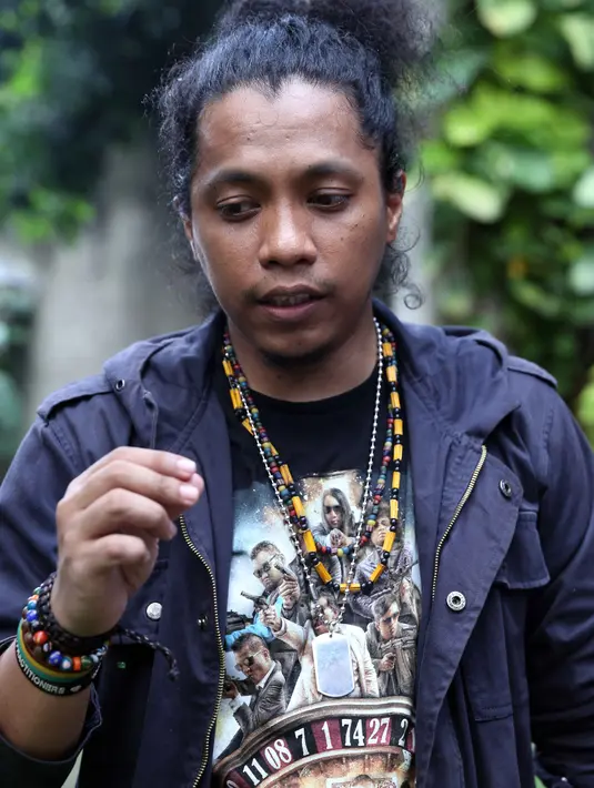 Lelaki berambut kriting ini juga mengatakan kalau komedi tidak bisa dibatasi oleh scrip. (Nurwahyunan/Bintang.com)