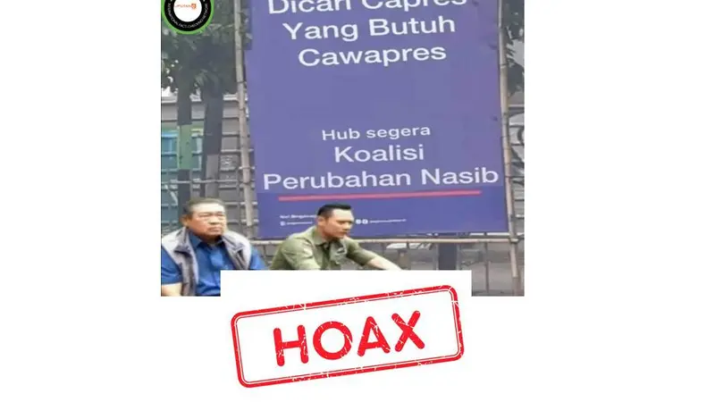 Cek fakta foto SBY-AHY