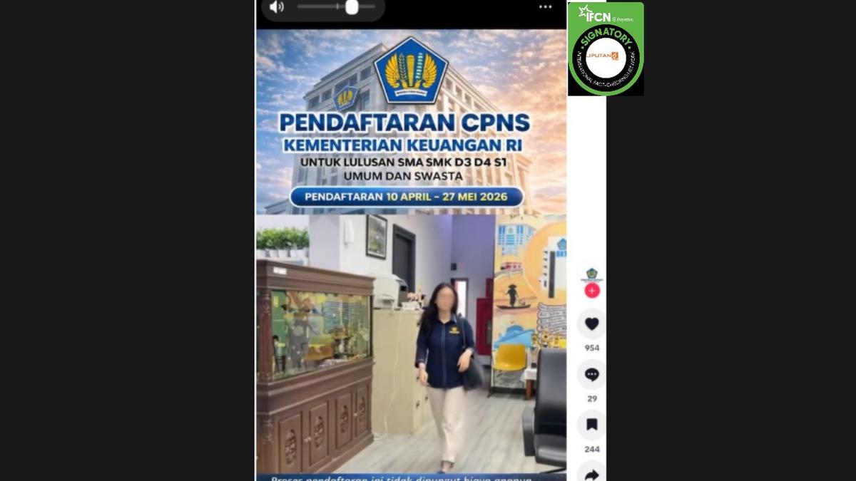 BKN Imbau Masyarakat Waspadai Poster Hoaks Pembukaan CPNS 2026  #CekFakta