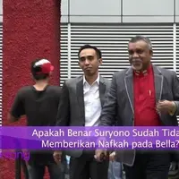 Sebelumnya Bella Shofie mengaku sudah tidak diberikan nafkah lagi oleh Suryono. Lalu Pieter Ell selaku kuasa hukum Suryono menjawab pernyataan dari Bella Shofie seperti ini.