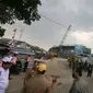 Proses pembangunan proyek fly over Ciroyom, Kota Bandung, 22 Agustus 2023. (dok. Pemkot Bandung).