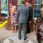 Obama sempat kebingungan melihat aksi ngambek seorang gadis cilik bernama Claudia di Gedung Putih.