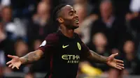 Gelandang Manchester City asal Inggris, Raheem Sterling. (AFP/Adrian Dennis)