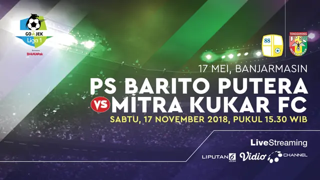 Prediksi PS Barito putera vs mitra Kukar FC