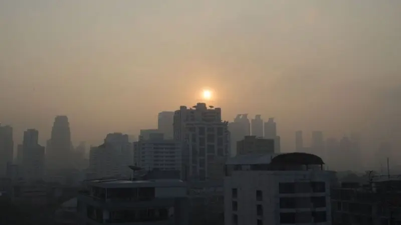 Polusi udara di Thailand (AFP)