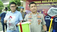 Wakapolresta Bandung Ajun Komisaris Besar A. Agus R membeberkan fakta baru pengungkapan kasus penagih utang yang dibunuh dengan terencana oleh tujuh tersangka. (Dok. Bidhumas Polresta Bandung)