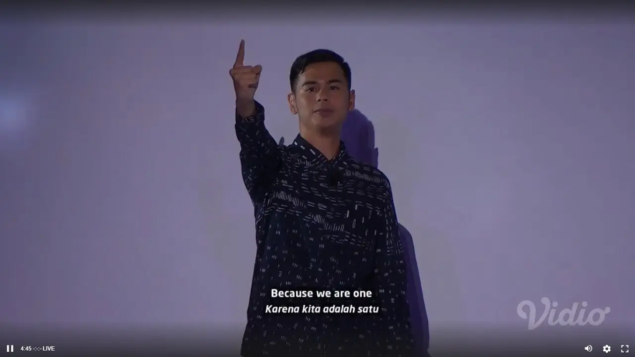 Penampilam Surya Sahetapi di Opening Ceremony Asian Para Games 2018