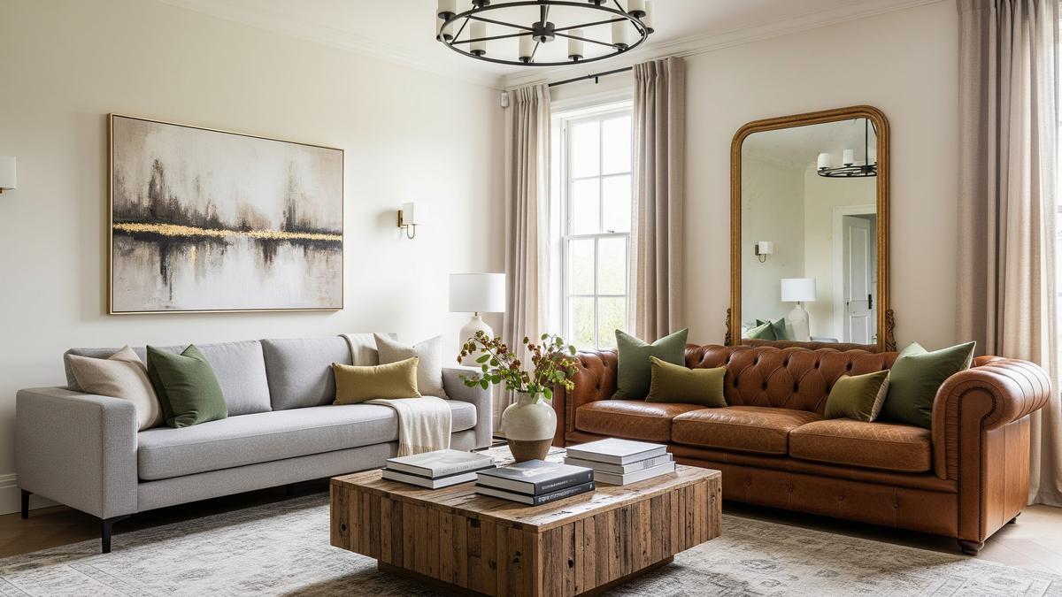 5 Cara Menata Dua Sofa Beda Model dalam Satu Ruangan agar Tetap Serasi