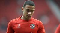 Gelandang Manchester United asal Belanda, Memphis Depay. (AFP PHOTO / Oli Scarff)