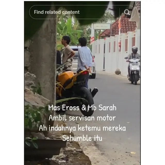 Viral Kesederhaan Eross SO7 dan Istri Jalan Kaki Ambil Servisan Motor, Ini 6 Momennya