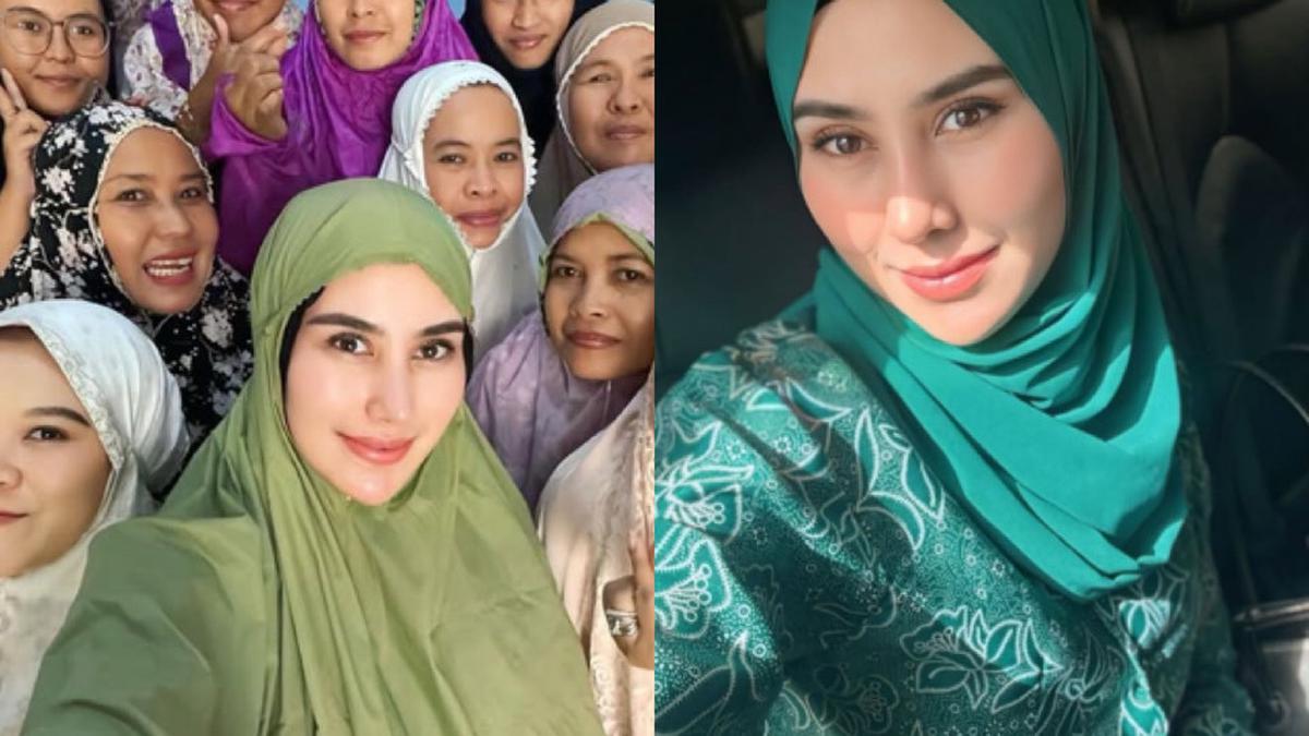 Wajah Glowing Syahnaz Sadiqah Jadi Ibu Bupati Bandung Barat, saat Tarawih Bersama Warga hingga Pakain Seragam PKK
