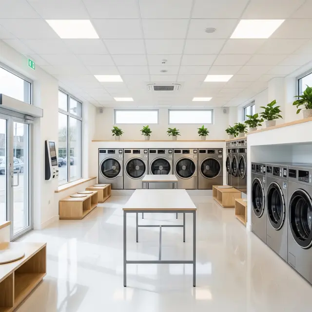 Desain Ruangan Laundry Kiloan