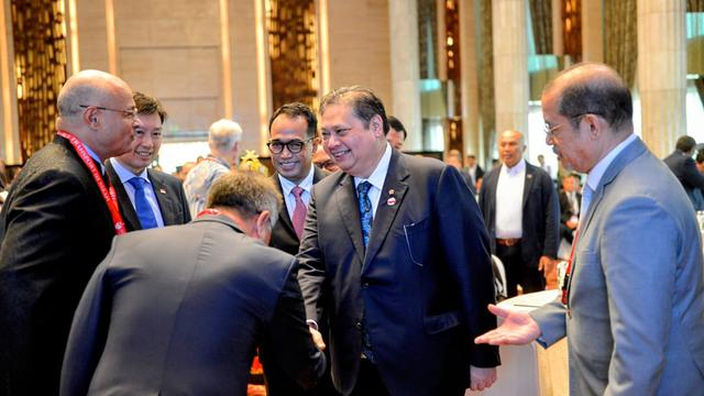 Menko Airlangga Paparkan Upaya Indonesia Mewujudkan Transportasi Berkelanjutan