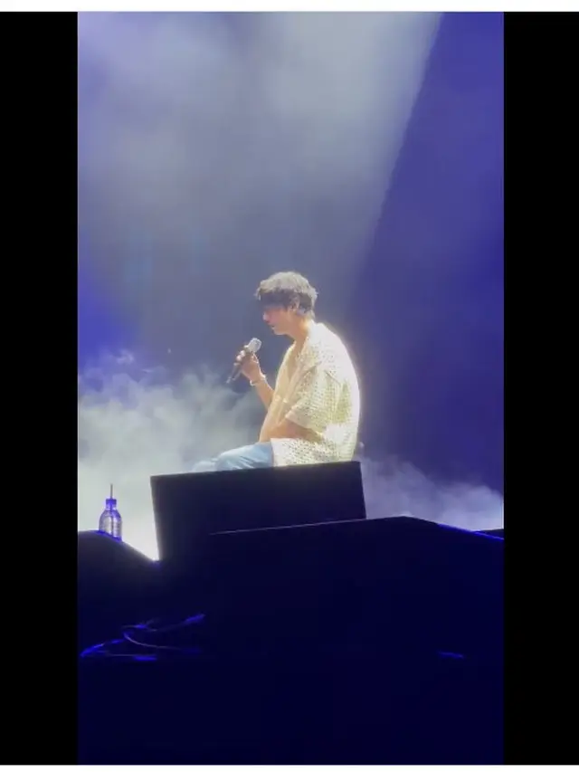 Lagu 'Nothing's Gonna Change My Love for You' Milik George Benson Dibawakan dengan Apik Oleh Ahn Hyo Seop Dalam Gelaran Fan Meeting 'Here and Now' yang Berlangsung di Hwajeong Gymnasium of Goryeo University, Minggu 16 Juli 2023