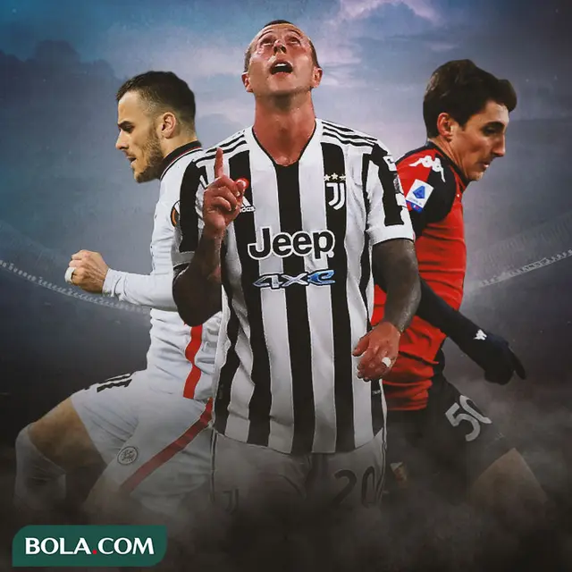 Ilustrasi - Filip Kostic, Federico Bernardeschi, Andrea Cambiaso