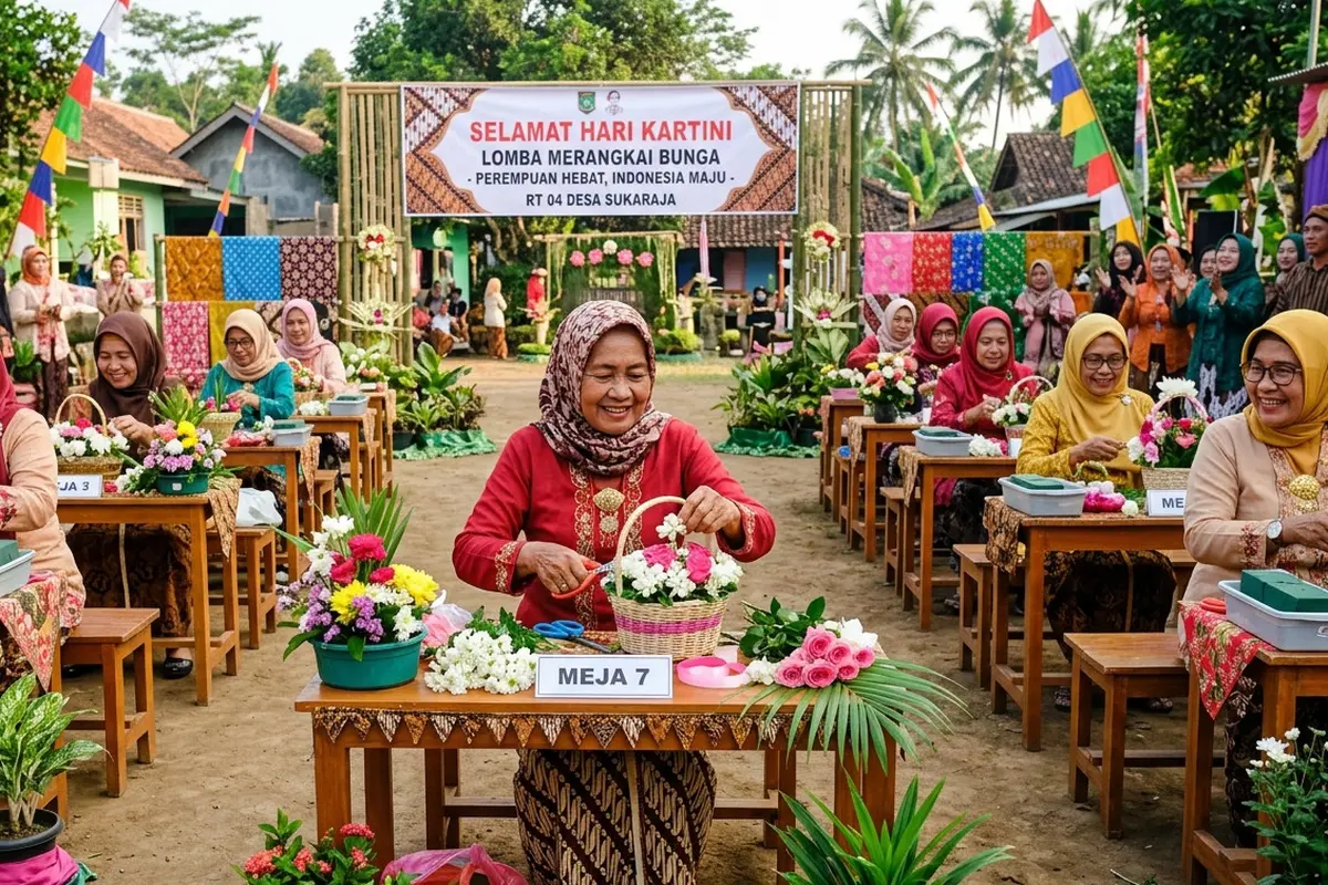 Lomba Kartini Nenek-nenek Gemini AI
