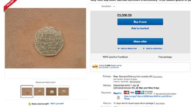 Koin tua Inggris pecahan 50 pence (express.co.uk)
