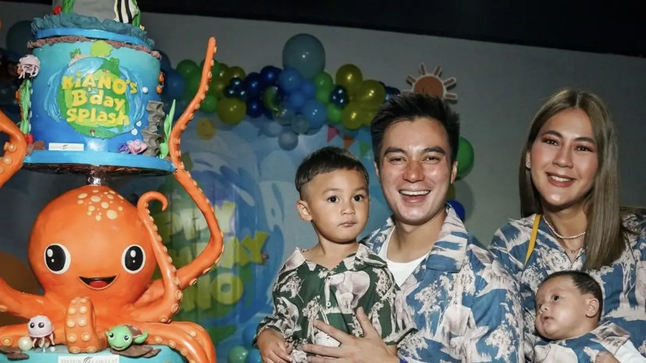 Tampilan Keluarga Baim Wong Serasi Kenakan Pakaian Punya Makna Mendalam di Ulang Tahun Kiano