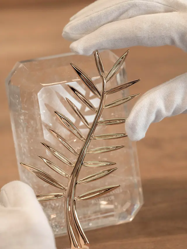 Wajah Baru Trofi Festival Film Cannes ke-79 Rancangan Chopar, Pertahankan Desain Palem Emas yang Mewah