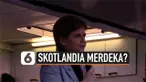 Warga Skotalndia menggelar demonstrasi besar di pusat kota Glasgow. Pimpinan partai di Skotlandia bahkan menyerukan Skotlandia merdeka melalui refrendum tahun depan.