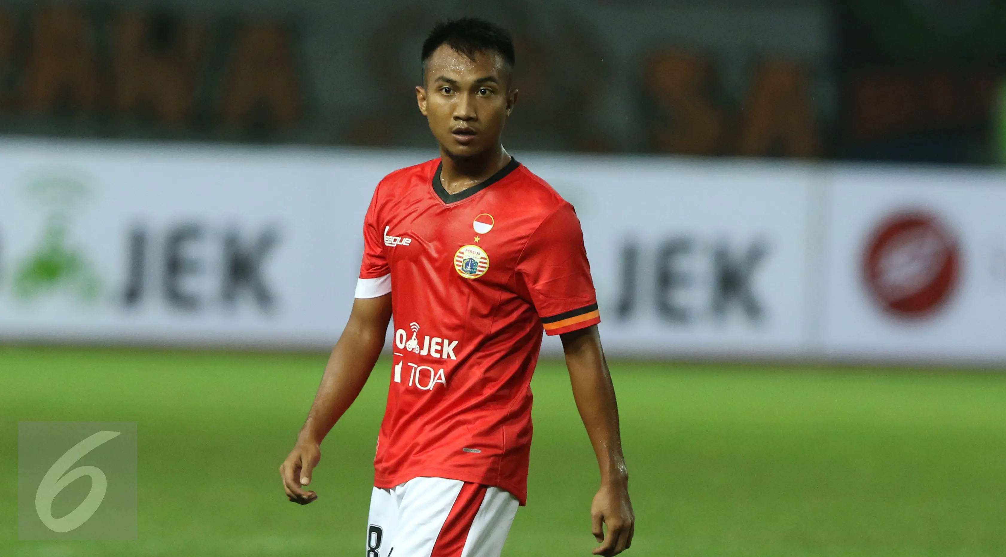 Muhammad Hargianto menjadi pemain Persija Jakarta yang paling sering dipanggil timnas Indonesia U-22. (Liputan6.com/Helmi Fithriansyah)