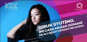 Cara Megan Domani selalu dekat dengan keluarga.
