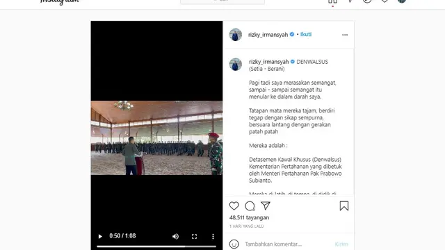 Menhan Prabowo Subianto bentuk Detasemen Kawal Khusus (Denwalsus)