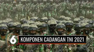 Presiden Joko Widodo telah tetapkan 3.103 orang sebagai Komponen Cadangan TNI tahun anggaran 2021 di Pusdiklatpassus Batujajar, Bandung Barat. Presiden sangat berterimakasih kepada masyarakat yang telah mengikuti program bela negara.