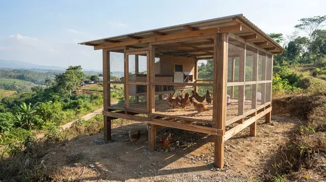 7 Cara Membuat Kandang Ayam dengan Sirkulasi Udara yang Baik agar Tidak Pengap dan Bau