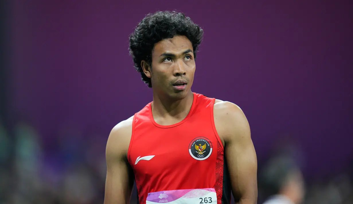 Hasil ini membuat Indonesia mengalami penurunan peringkat di klasemen medali Asian Games 2023 usai digusur Malaysia sampai dengan Sabtu (30/9) malam. Indonesia pun harus puas menghuni peringkat ke-13 dengan raihan tiga emas, tiga perak, dan 10 perunggu. (AP Photo/Vincent Thian)