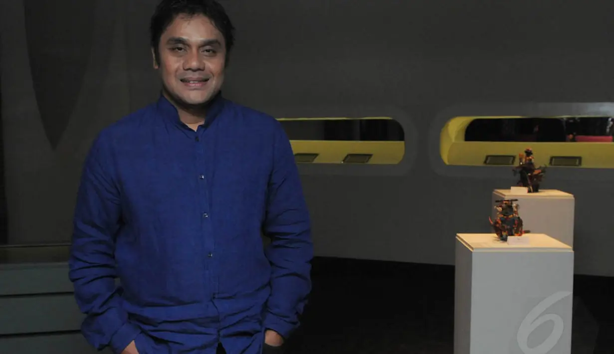 Dwiki Dharmawan mengaku menghabiskan Rp 500 juta untuk maju sebagai Caleg DPR RI dari Dapil Jakarta II. (Liputan6.com/Herman Zakharia)