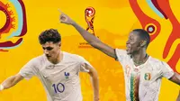Semifinal Piala Dunia U-17 - Prancis Vs Mali_Duel Pemain: Ismail Bouneb dan Mamadou Doumbia (Bola.com/Adreanus Titus)