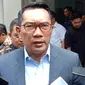 Gubernur Jawa Barat Ridwan Kamil telah menandatangani penetapan status tanggap darurat banjir dan longsor di lima wilayah di Jabar. (Liputan6.com/Huyogo Simbolon)