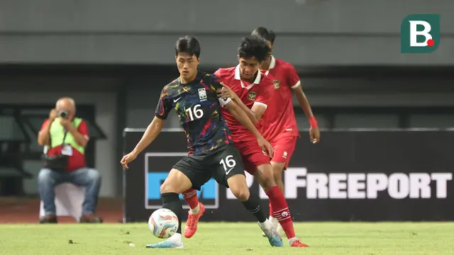 Timnas Indonesia U-17 vs Timnas Korea Selatan U-17