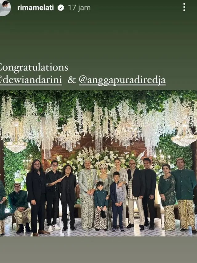 8 Potret Artis di Pernikahan Angga Maliq & D'Essentials, Rian D'Masiv Boyong Band-nya