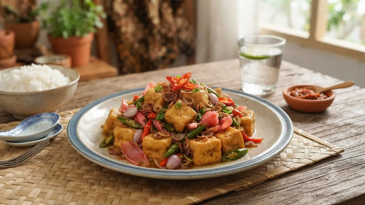 Resep Tahu Oseng Kecombrang