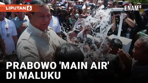VIDEO: Prabowo Resmikan Fasilitas Air Bersih di Maluku
