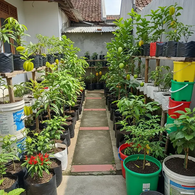 9 Ide Kebun Buah Mini di Halaman Sempit, Tetap Subur dan Produktif